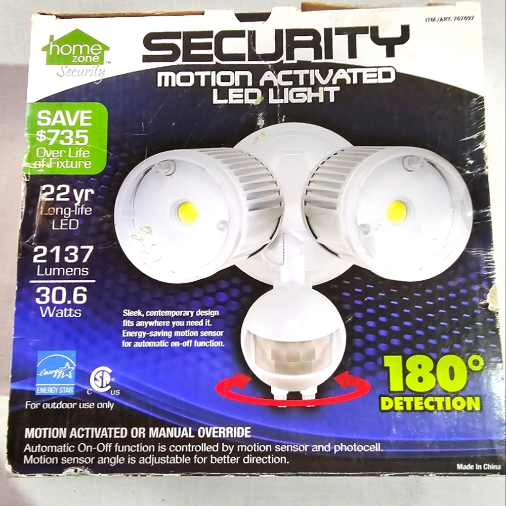 Home Zone Security Motion Activated LED Light!